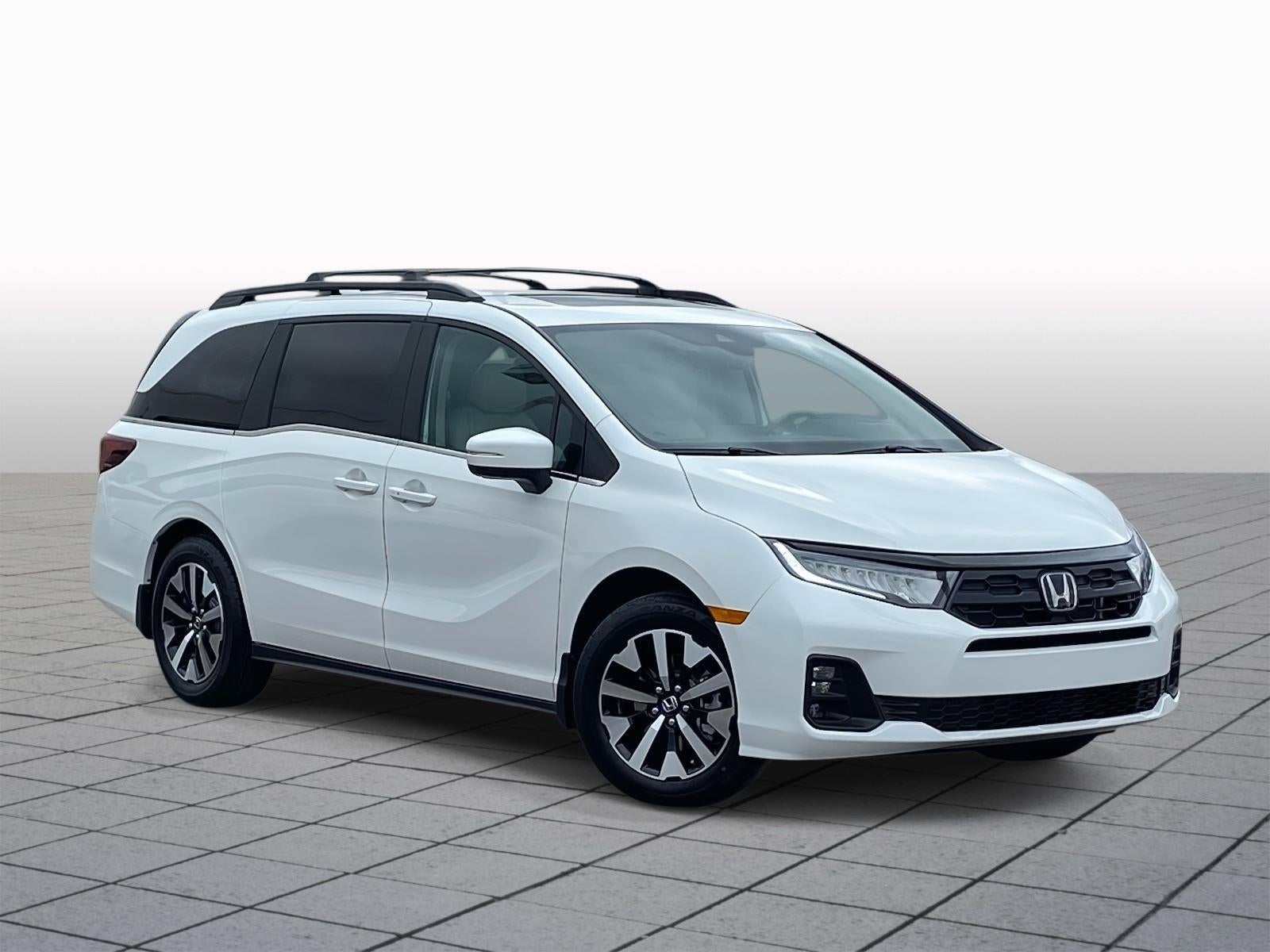2026 Honda Odyssey EX-L in Platinum White Pearl — front three-quarter view