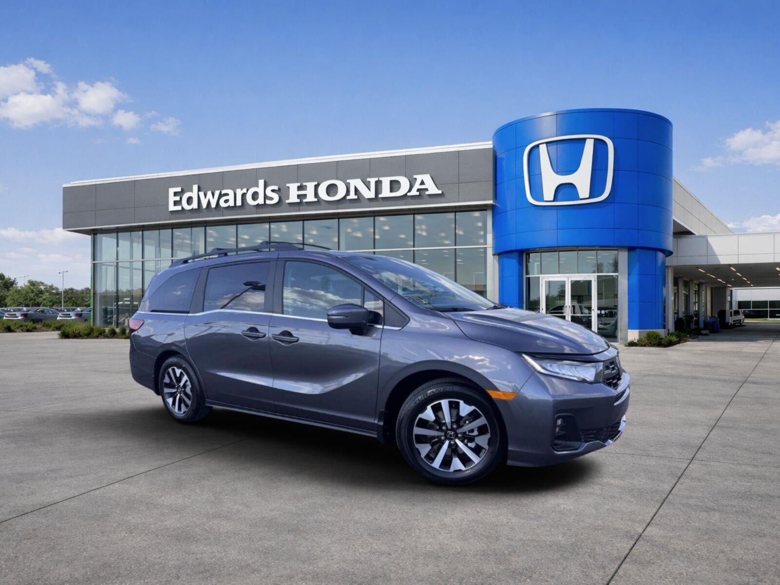 2026 Honda Odyssey EX-L in Nh-797M And Modern Ste — front three-quarter view